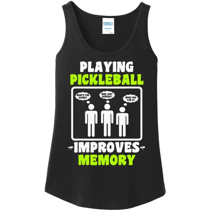 Playing Pickleball Improves Memory Dink Player Ladies Essential Tank