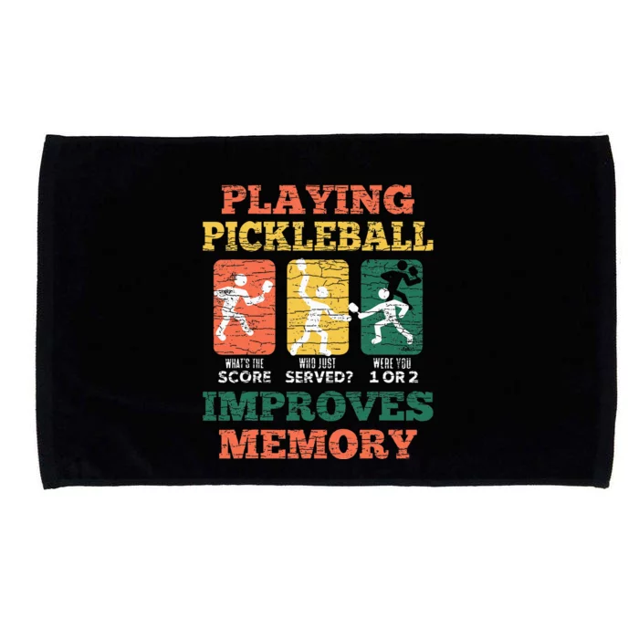 Playing Pickleball Improves Memory Microfiber Hand Towel