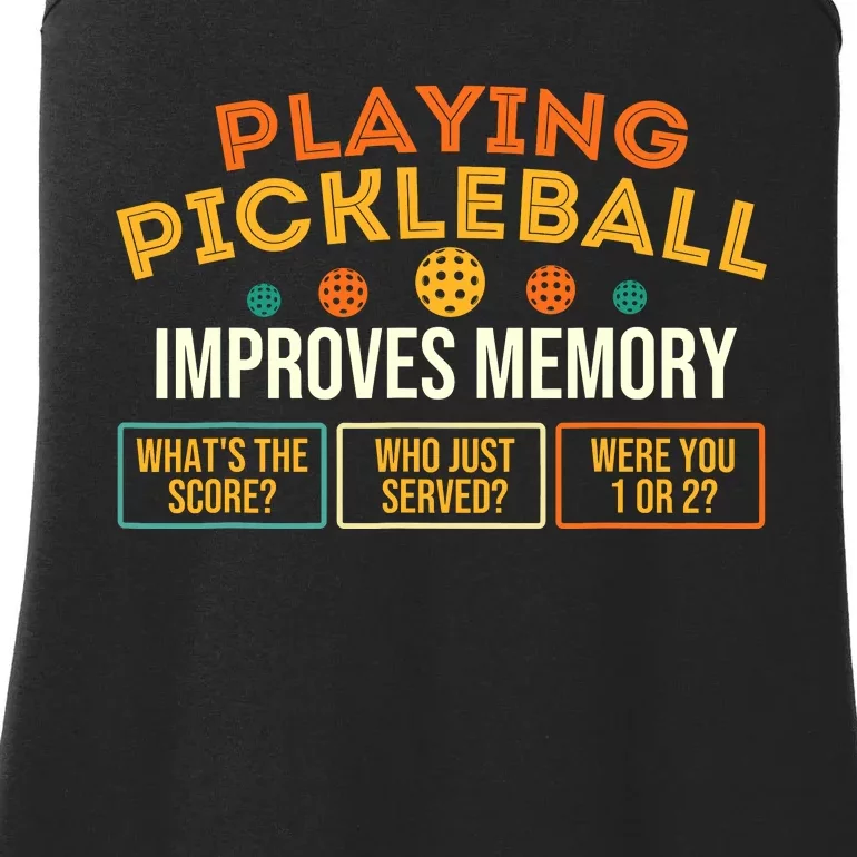 Playing Pickleball Improves Memory Pickleballers Ladies Essential Tank