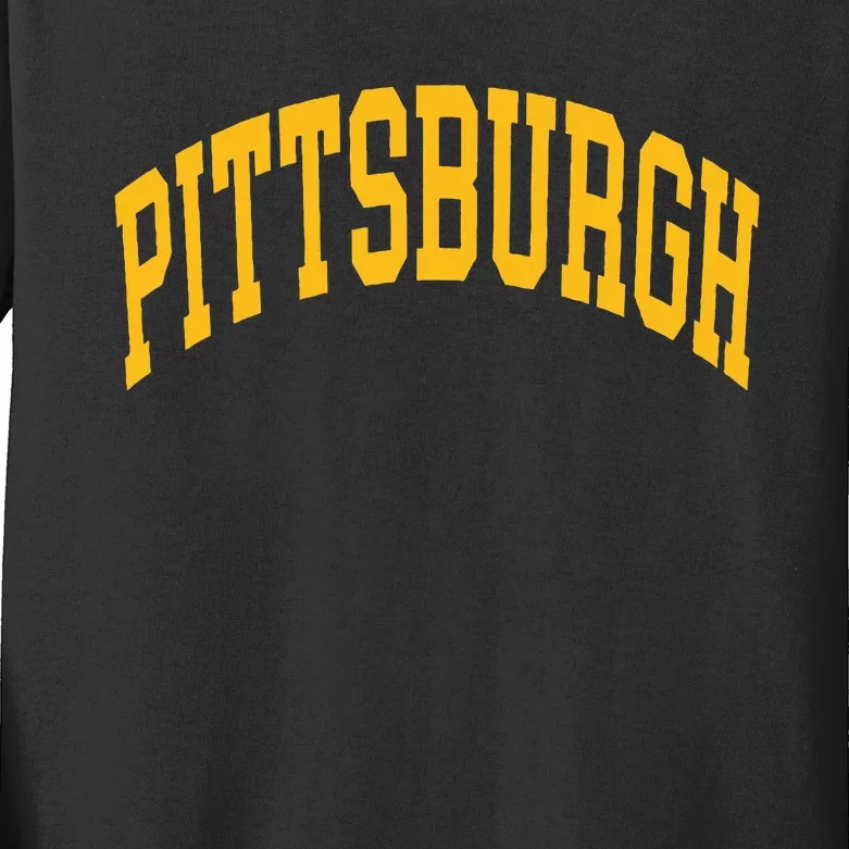 Pittsburgh Kids Long Sleeve Shirt