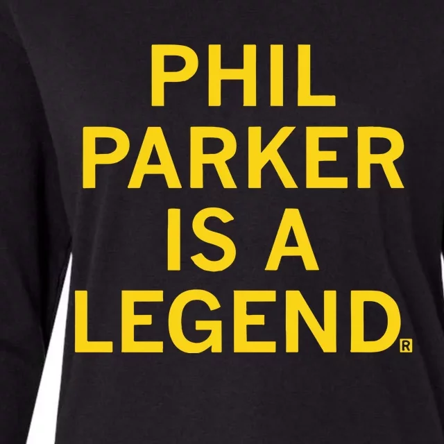 Phil Parker Is A Legend Womens Cotton Relaxed Long Sleeve T-Shirt