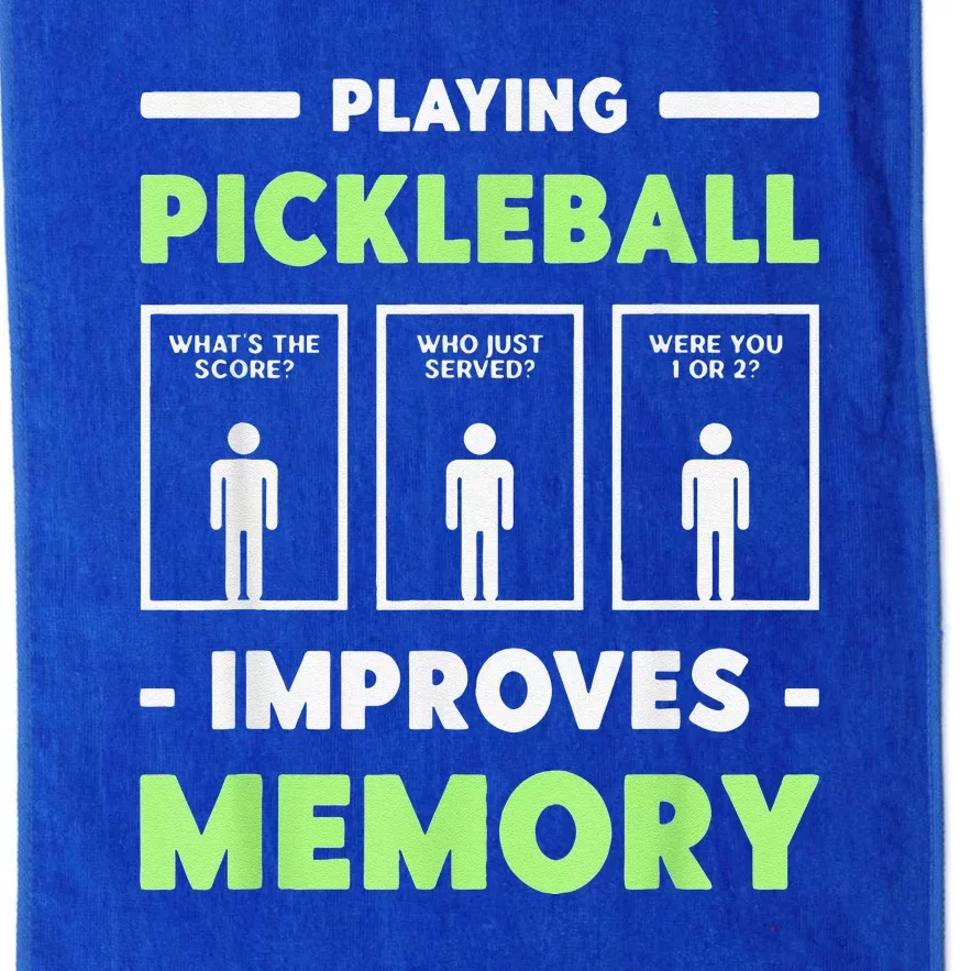 Playing Pickleball Improves Memory Dink Player Platinum Collection Golf Towel