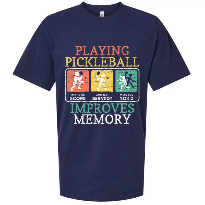 Playing Pickleball Improves Memory Pickleball Sueded Cloud Jersey T-Shirt