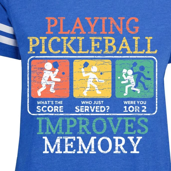 Playing Pickleball Improves Memory Pickleball Enza Ladies Jersey Football T-Shirt