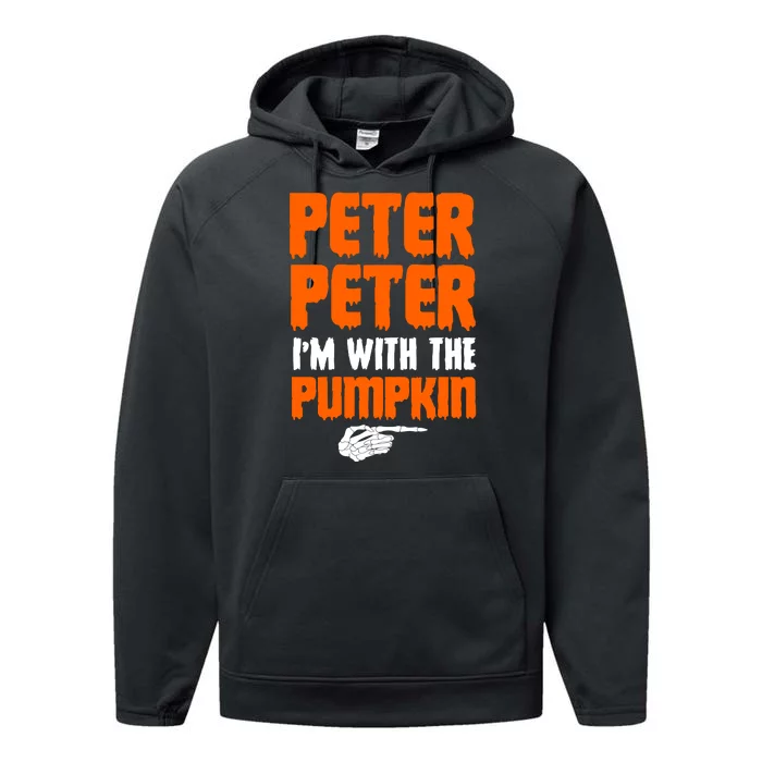 Peter Peter I'm With The Pumpkin Performance Fleece Hoodie