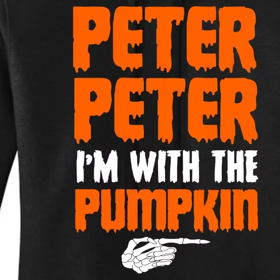 Peter Peter I'm With The Pumpkin Women's Pullover Hoodie