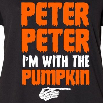 Peter Peter I'm With The Pumpkin Women's Plus Size T-Shirt