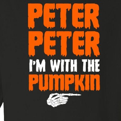 Peter Peter I'm With The Pumpkin Toddler Long Sleeve Shirt