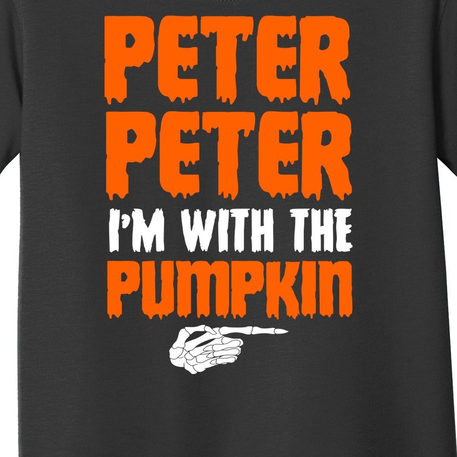 Peter Peter I'm With The Pumpkin Toddler T-Shirt