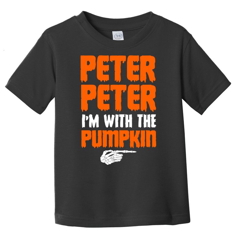 Peter Peter I'm With The Pumpkin Toddler T-Shirt