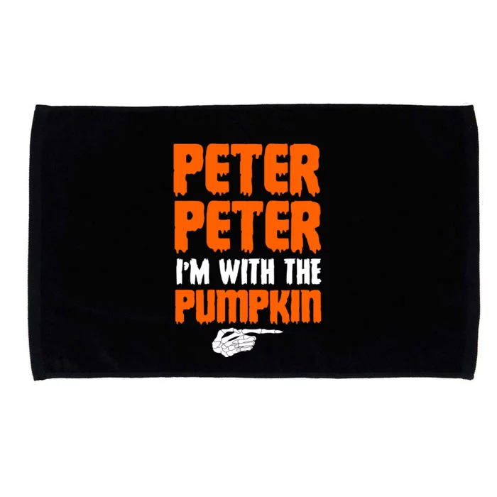 Peter Peter I'm With The Pumpkin Microfiber Hand Towel