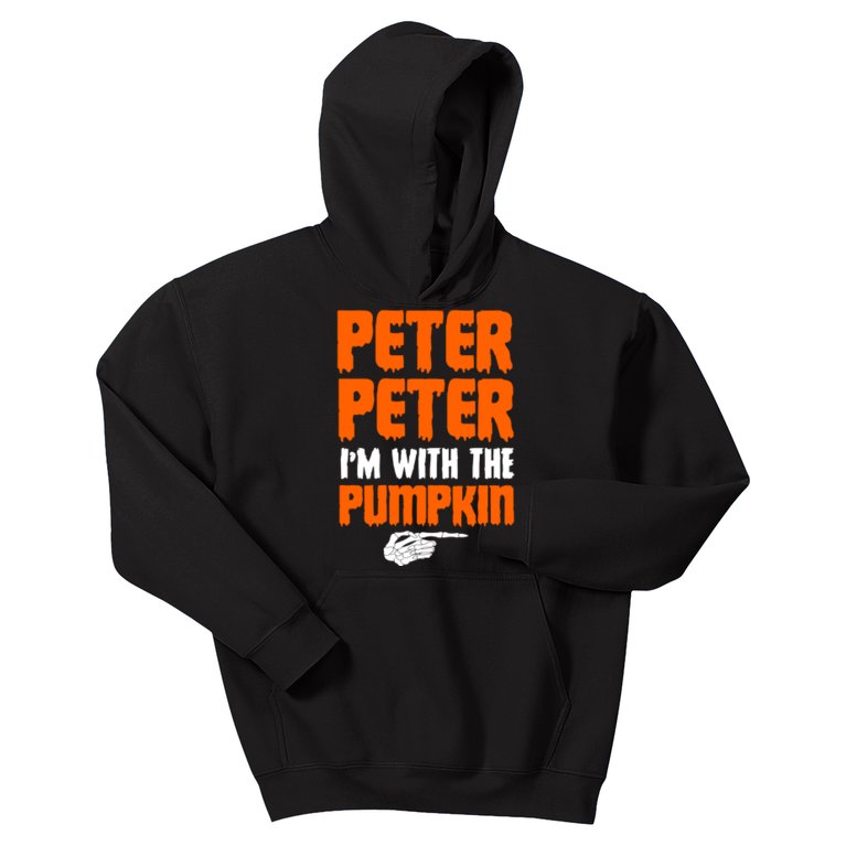 Peter Peter I'm With The Pumpkin Kids Hoodie
