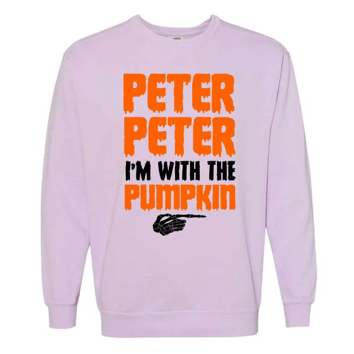 Peter Peter I'm With The Pumpkin Garment-Dyed Sweatshirt