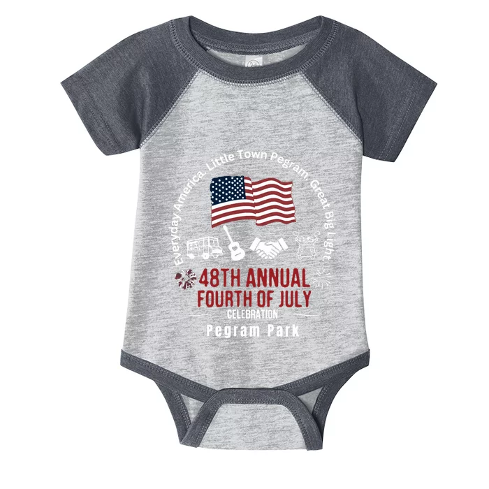 Pegram Park Independence Day Infant Baby Jersey Bodysuit