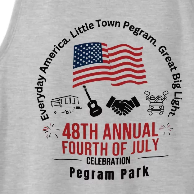 Pegram Park Independence Day Ladies Tri-Blend Wicking Tank