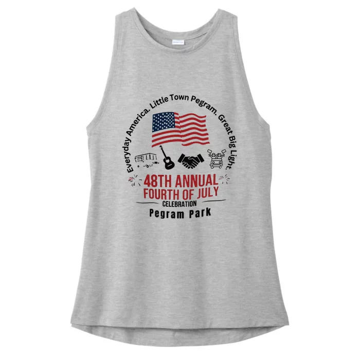 Pegram Park Independence Day Ladies Tri-Blend Wicking Tank