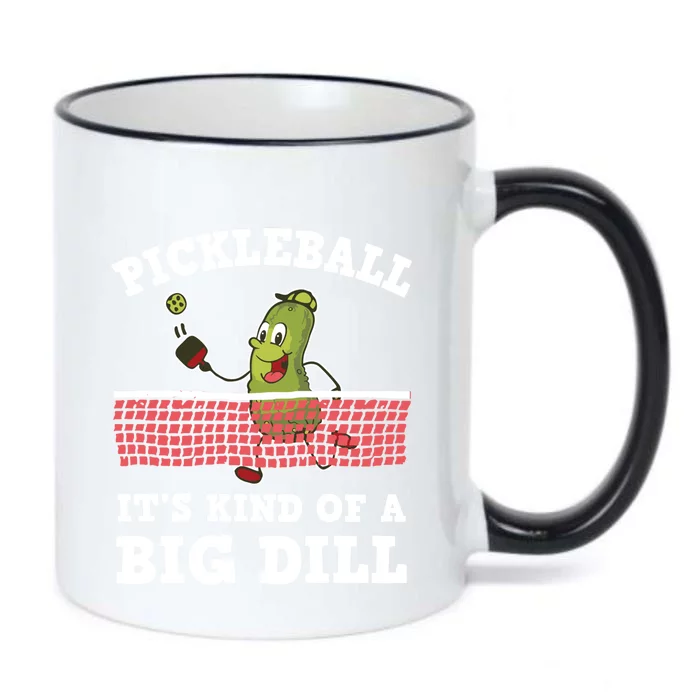 Pickleball Paddleball It's Kind Of A Big Dill Funny Gift Black Color Changing Mug