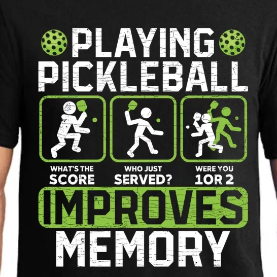 Playing Pickleball Improves Memory Gift Pajama Set