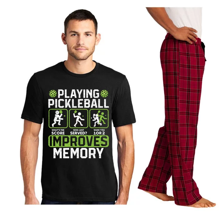 Playing Pickleball Improves Memory Gift Pajama Set