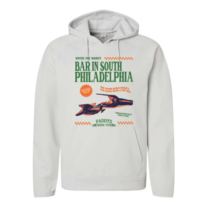 PaddyS Pub ItS Always Sunny In Philadelphia Tv Show Merch Performance Fleece Hoodie