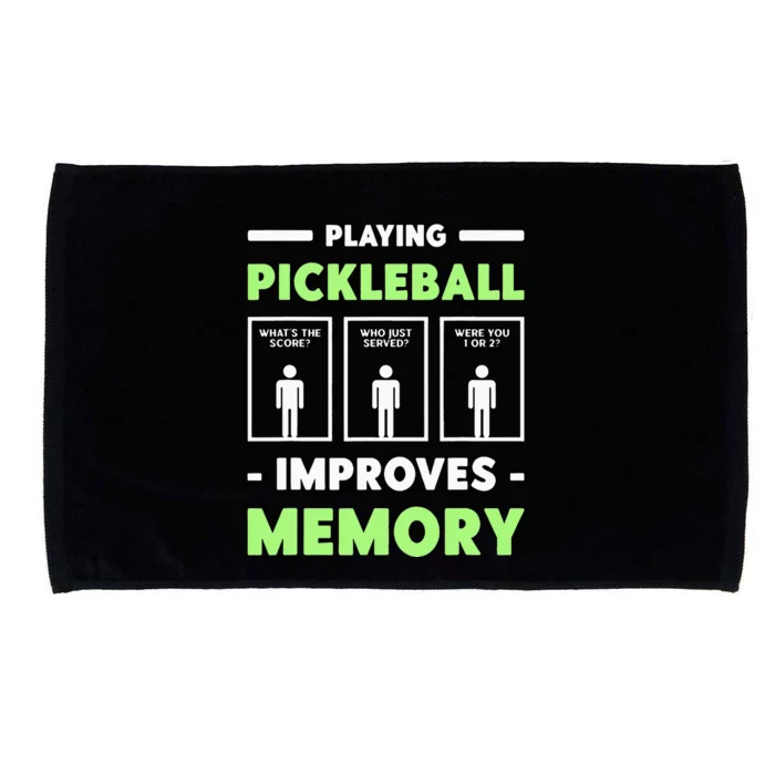 Playing Pickleball Improves Memory Dink Player Microfiber Hand Towel