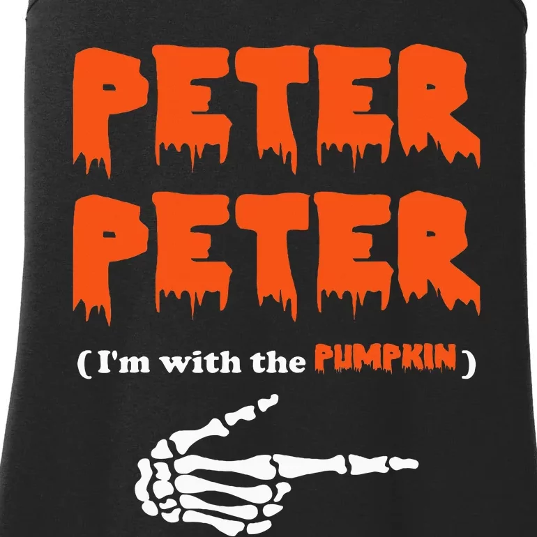 Peter Peter IM With The Pumpkin Halloween Costume Ladies Essential Tank