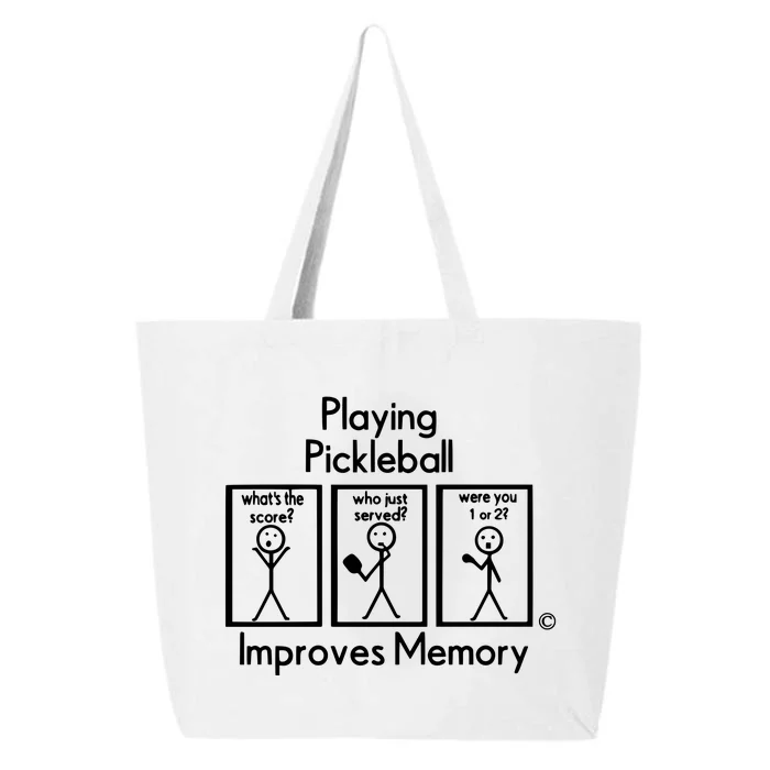 Playing Pickleball Improves Memory 25L Jumbo Tote