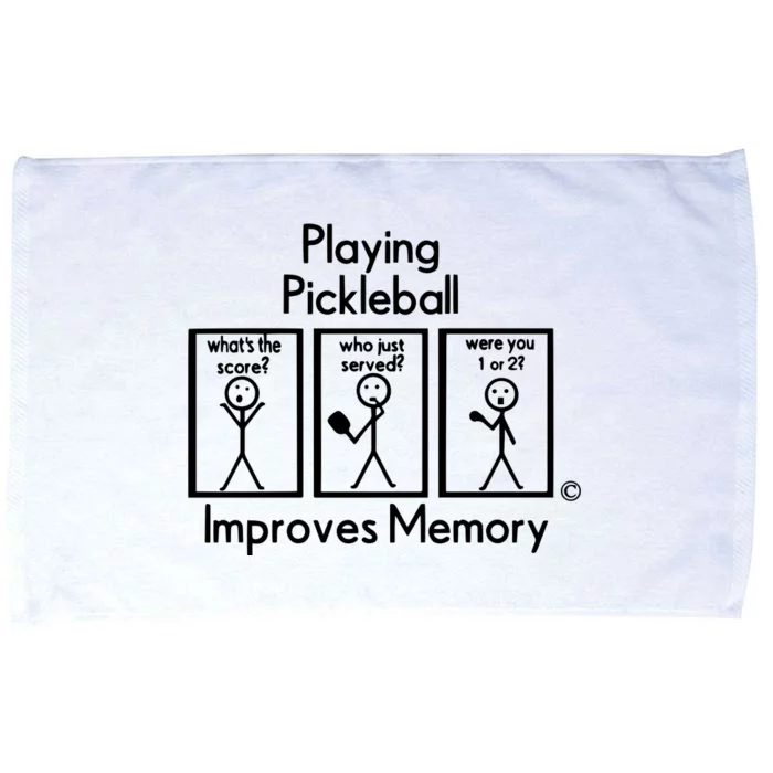 Playing Pickleball Improves Memory Microfiber Hand Towel