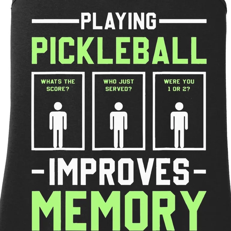 Playing Pickleball Improves Memory Dink Player Ladies Essential Tank