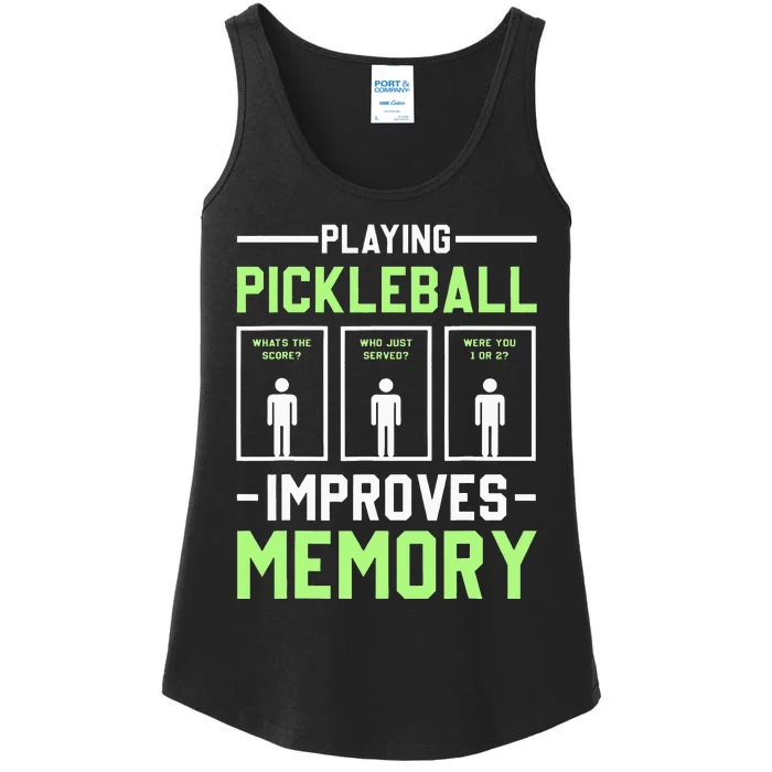 Playing Pickleball Improves Memory Dink Player Ladies Essential Tank