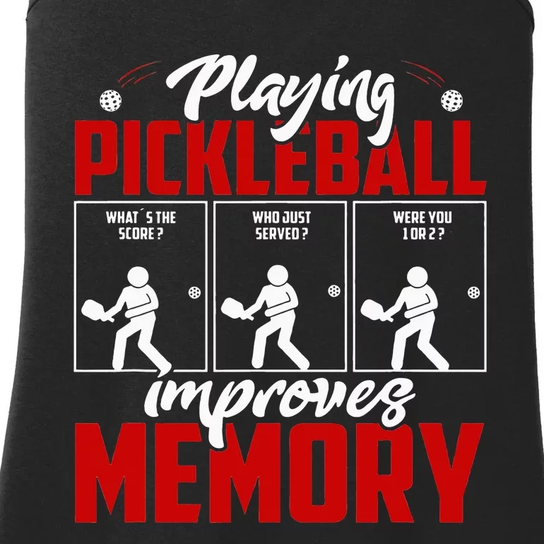 Playing Pickleball Improves Memory Dink Player Ladies Essential Tank