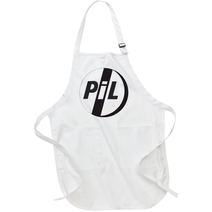 Pil Public Image Ltd Full-Length Apron With Pocket