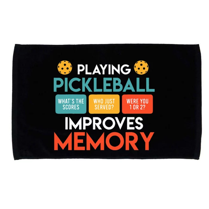 Playing Pickleball Improves Memory Pickleball Microfiber Hand Towel