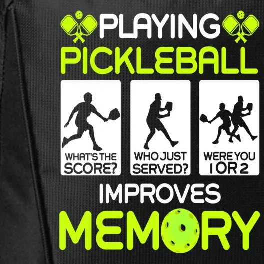 Playing Pickleball Improves Memory Dink Player City Backpack