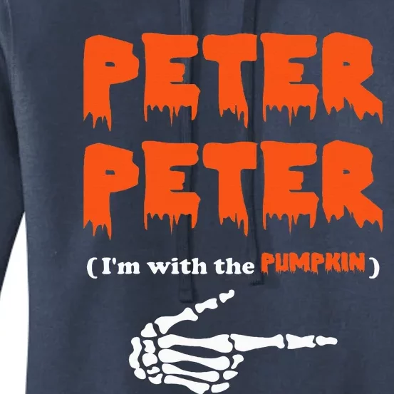 Peter Peter IM With The Pumpkin Halloween Costume Women's Pullover Hoodie