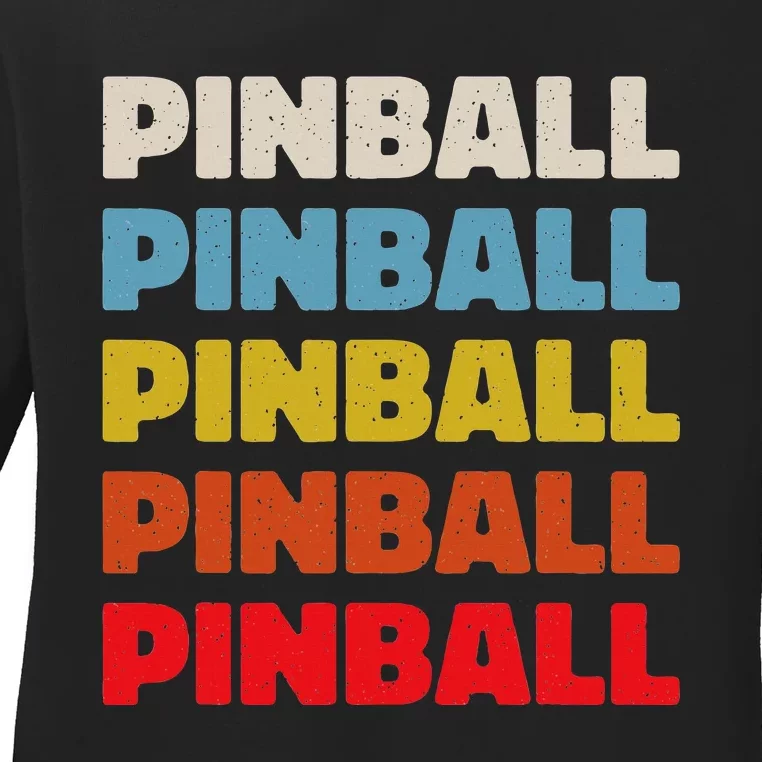 Pinball Ladies Long Sleeve Shirt