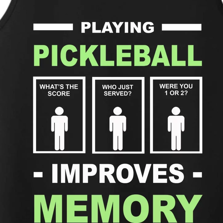 Playing Pickleball Improves Memory Dink Player Performance Tank