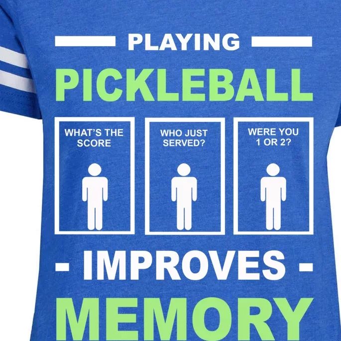 Playing Pickleball Improves Memory Dink Player Enza Ladies Jersey Football T-Shirt