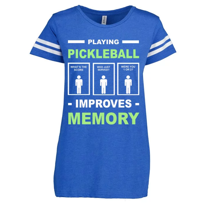 Playing Pickleball Improves Memory Dink Player Enza Ladies Jersey Football T-Shirt