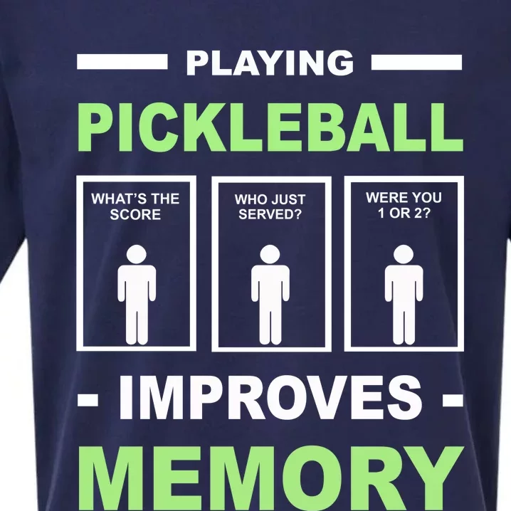 Playing Pickleball Improves Memory Dink Player Sueded Cloud Jersey T-Shirt