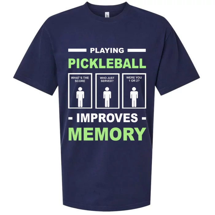 Playing Pickleball Improves Memory Dink Player Sueded Cloud Jersey T-Shirt