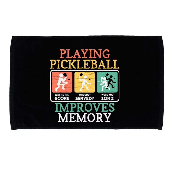 Playing Pickleball Improves Memory Pickleball Microfiber Hand Towel