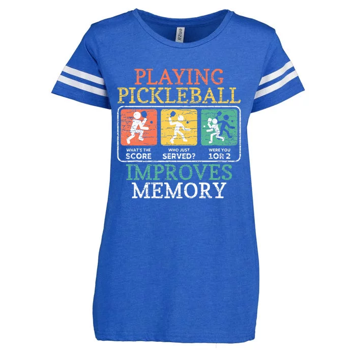 Playing Pickleball Improves Memory Pickleball Enza Ladies Jersey Football T-Shirt