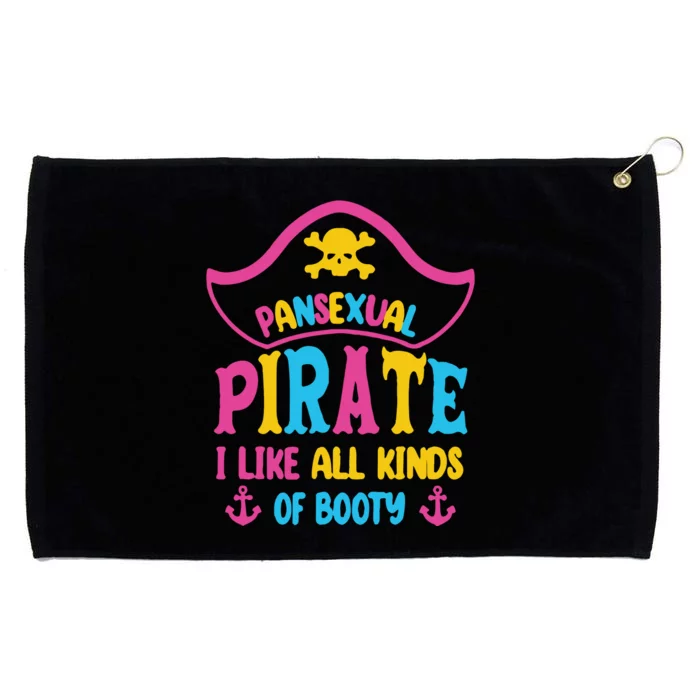 Pansexual Pirate I Like All Kinds Of Booty Grommeted Golf Towel