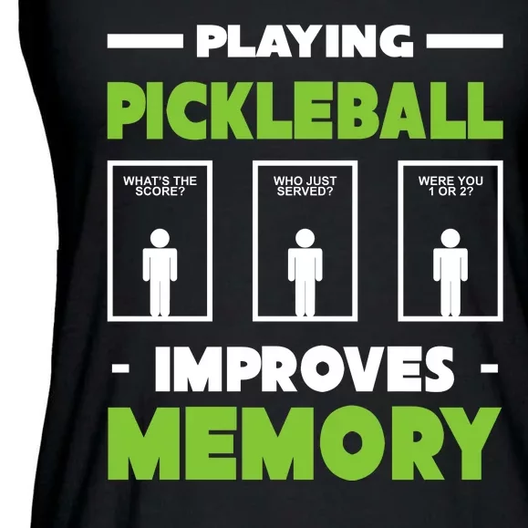 Playing Pickleball Improves Memory Ladies Essential Flowy Tank