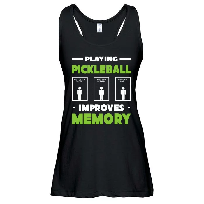 Playing Pickleball Improves Memory Ladies Essential Flowy Tank