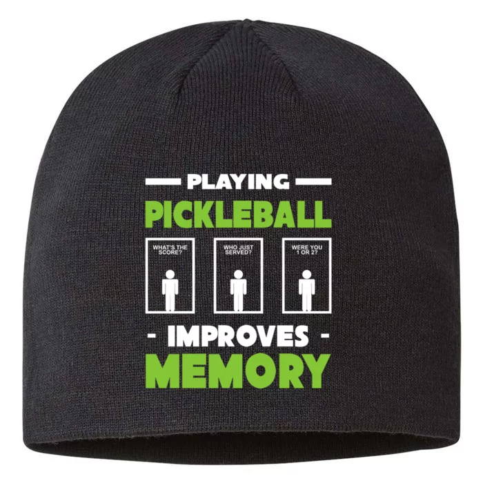 Playing Pickleball Improves Memory 8 1/2in Sustainable Knit Beanie