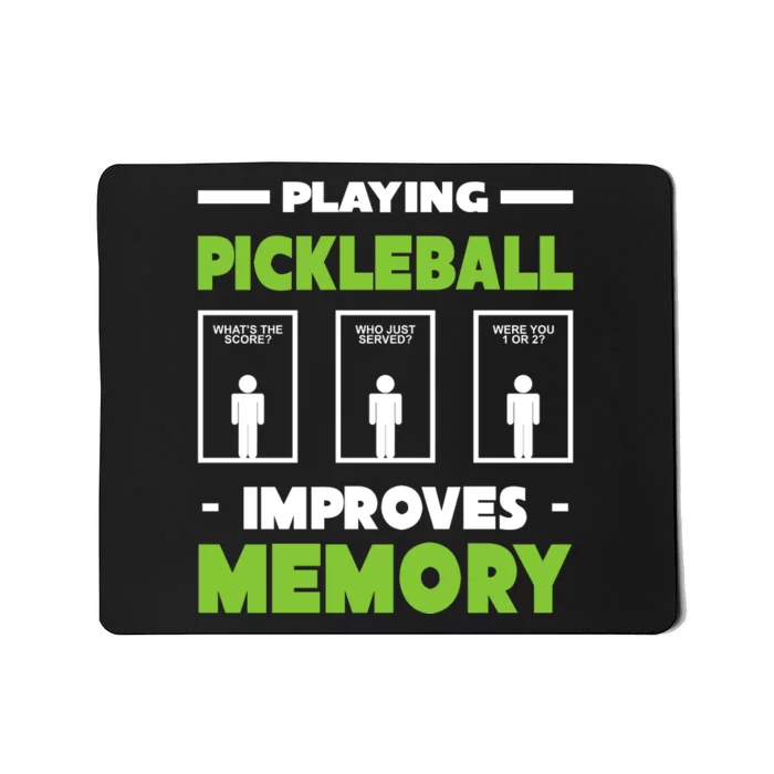 Playing Pickleball Improves Memory Mousepad