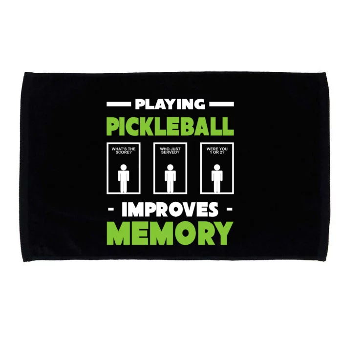 Playing Pickleball Improves Memory Microfiber Hand Towel