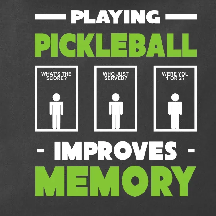 Playing Pickleball Improves Memory Zip Tote Bag